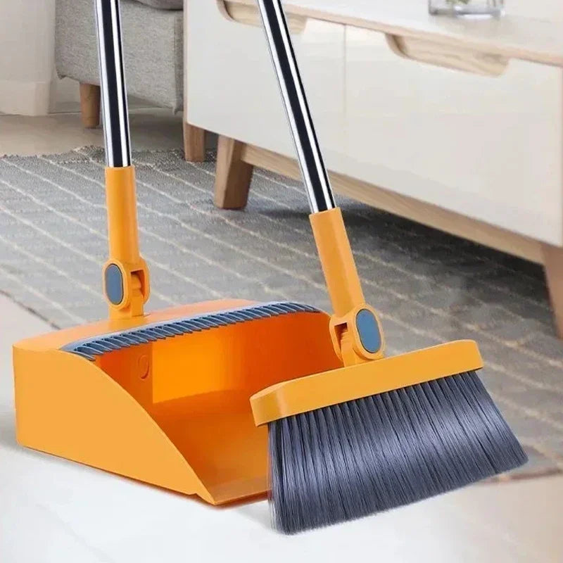 Brush and Shovel Broom and Dustpan Combination Set