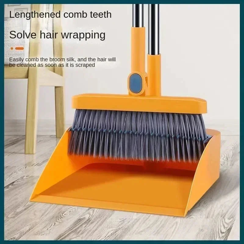 Brush and Shovel Broom and Dustpan Combination Set